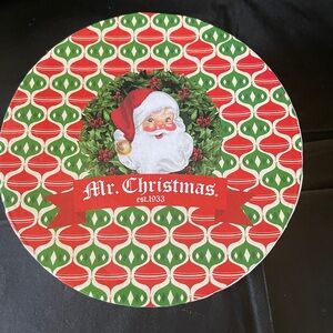 Mr. Christmas Decorative Plates Ornaments in original box